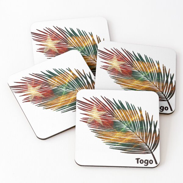 Item preview, Abstract Flag of Togo – Feather Design designed and sold by ArteJorge48.