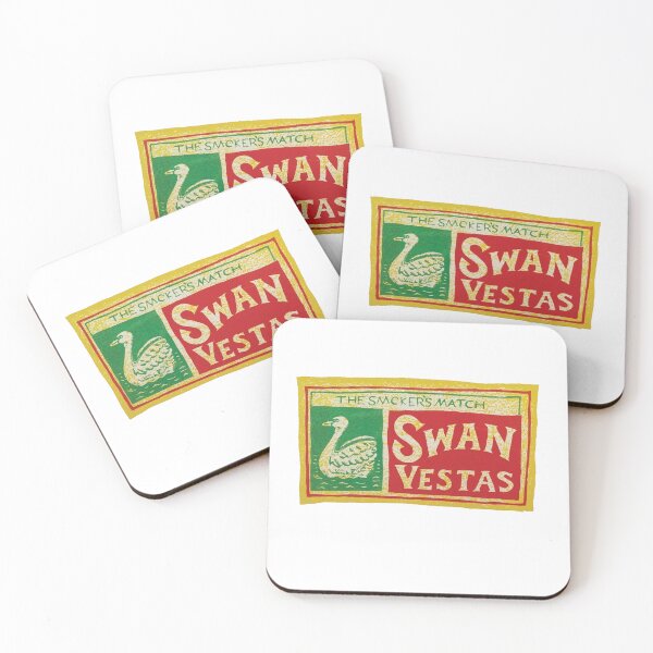 Item preview, Swan Vesta Matches illustration (Vintage) designed and sold by ardnaxela09.