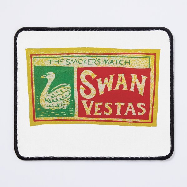 Item preview, Swan Vesta Matches illustration (Vintage) designed and sold by ardnaxela09.