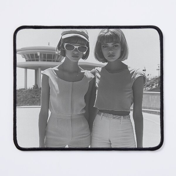 Item preview, Retro Summer Elegance in Monochrome designed and sold by daila70.