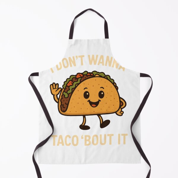 Item preview, "Funny Taco Quote Shirt - I Don't Wanna Taco 'Bout It - Retro Cute Food Pun Tee" designed and sold by Cgriffin18.