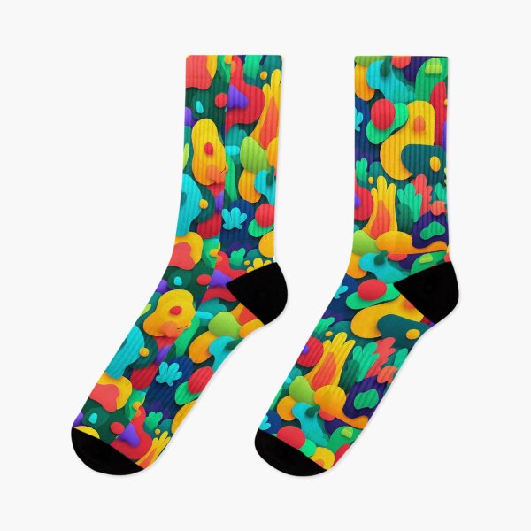 Item preview, Vibrant Abstract Blob Shapes designed and sold by Enea Kelo.