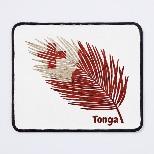 Item preview, Abstract Flag of Tonga – Feather Design designed and sold by ArteJorge48.