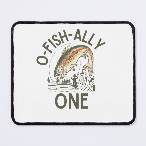 Item preview, O Fish Ally One Fishing Crawl Walk Fish Fishing Birthday The Big One designed and sold by XuanhieuBp.