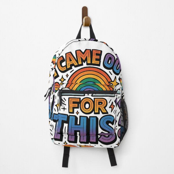 Item preview, I Came Out For This? – Funny Sarcastic LGBTQ Pride Rainbow designed and sold by GirlyPopped.