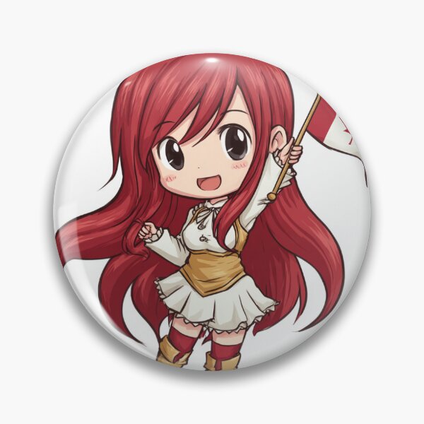Item preview, Chibi Erza Scarlet Canadian Flag designed and sold by HelgenStudios.