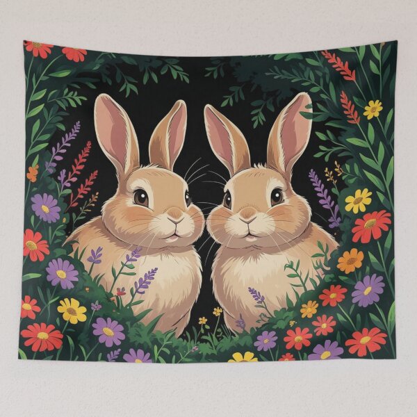 Item preview, Happy Bunnies  designed and sold by Nature's Palette.