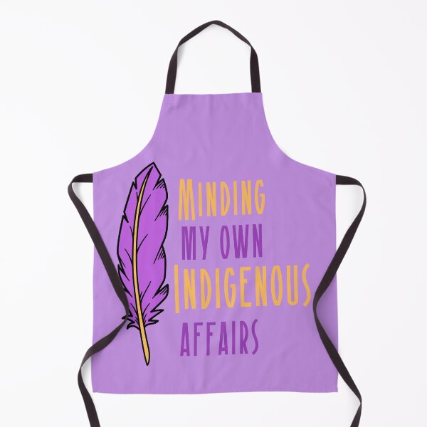 Item preview, Minding My Own Indigenous Affairs Bold Native Pride Design with Feather designed and sold by The Kindred.