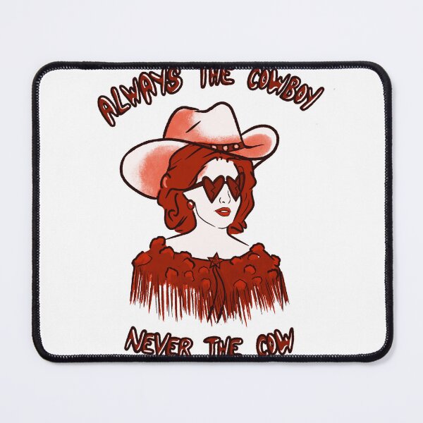 Item preview, CMAT Always The Cowboy Never The Cow - red designed and sold by incloudines.