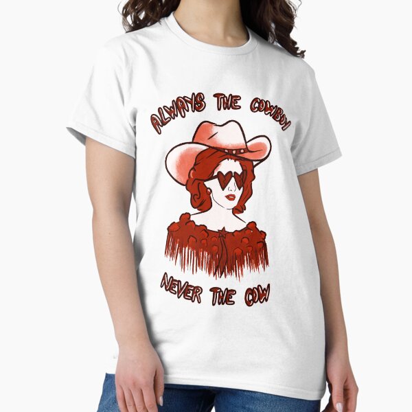 Item preview, CMAT Always The Cowboy Never The Cow - red designed and sold by incloudines.