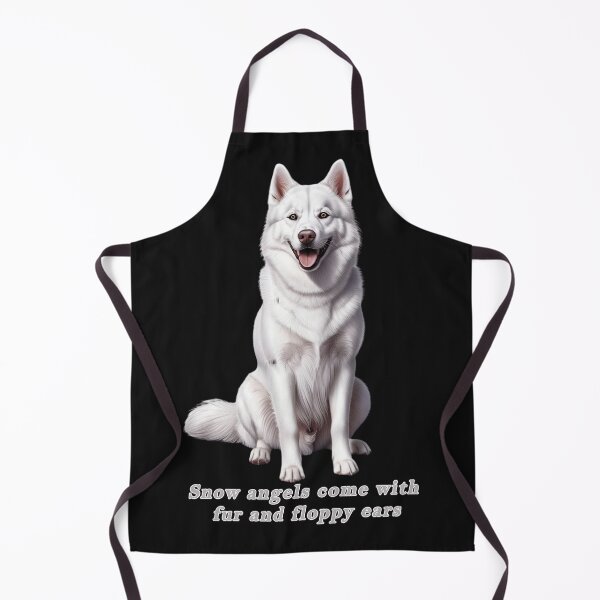Artikelvorschau, Schneeengel Husky entworfen und verkauft von Pawtraitvibes.