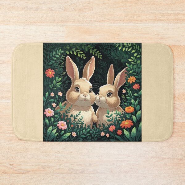 Item preview, Bunnies in love designed and sold by Nature's Palette.