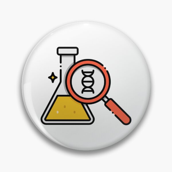 Item preview, DNA Research Icon – Lab Science Art designed and sold by sydney06.