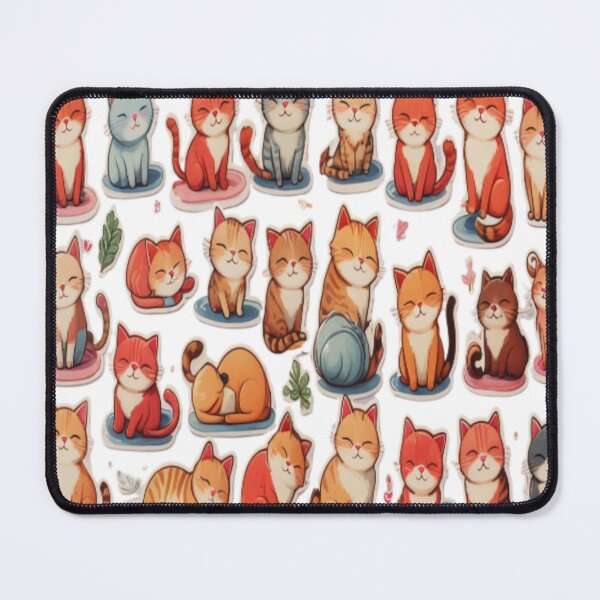 Item preview, Cute Cat Bundle Sticker designed and sold by layqaas.