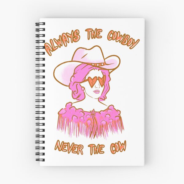 Item preview, CMAT Always The Cowboy Never The Cow - pink and orange designed and sold by incloudines.