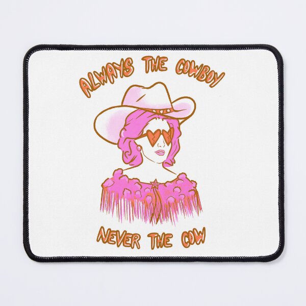 Item preview, CMAT Always The Cowboy Never The Cow - pink and orange designed and sold by incloudines.