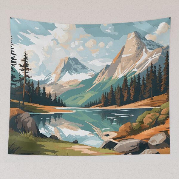 Item preview, Peak Reverie designed and sold by DrawnThreads.