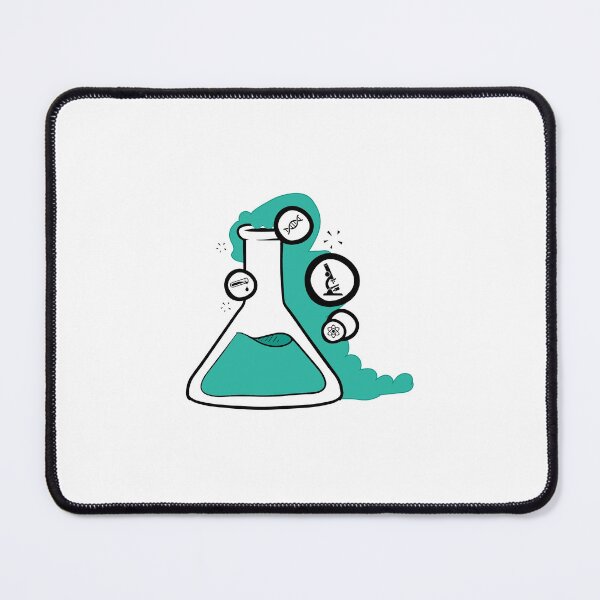 Item preview, Science Icons Flask – Modern STEM Art designed and sold by sydney06.