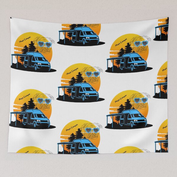 Item preview, Pug Camper designed and sold by MitMopsundHerz Rosinchens_Welt.