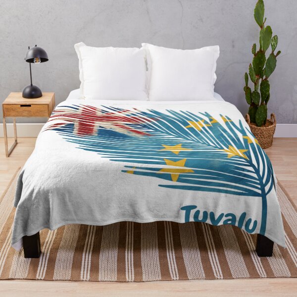 Item preview, Abstract Flag of Tuvalu – Feather Design designed and sold by ArteJorge48.