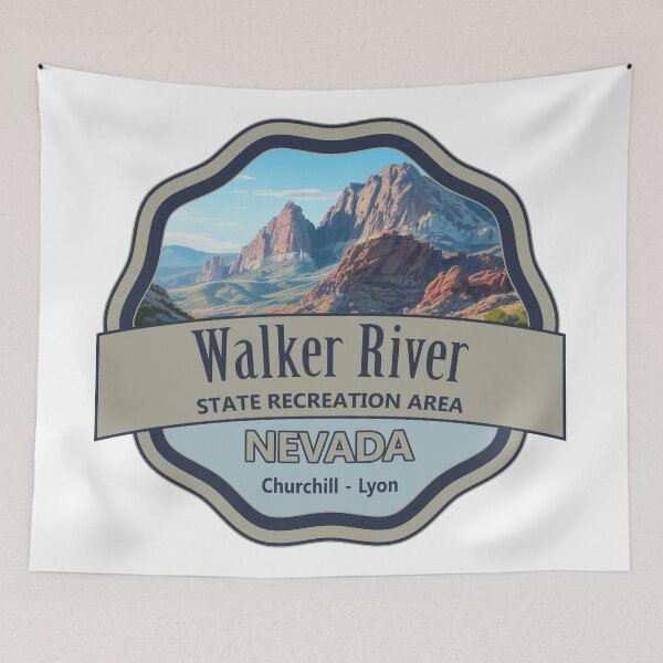 Item preview, Walker River State Recreation Area, Lyon County, Nevada designed and sold by Wanderful-roads.