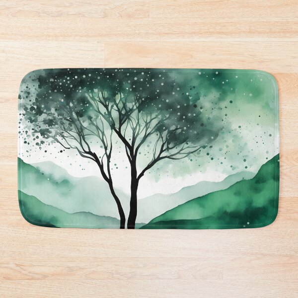Item preview, Green Silhouette Tree designed and sold by CalmnessbyChoice.