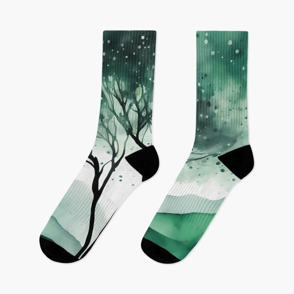 Item preview, Green Silhouette Tree designed and sold by CalmnessbyChoice.