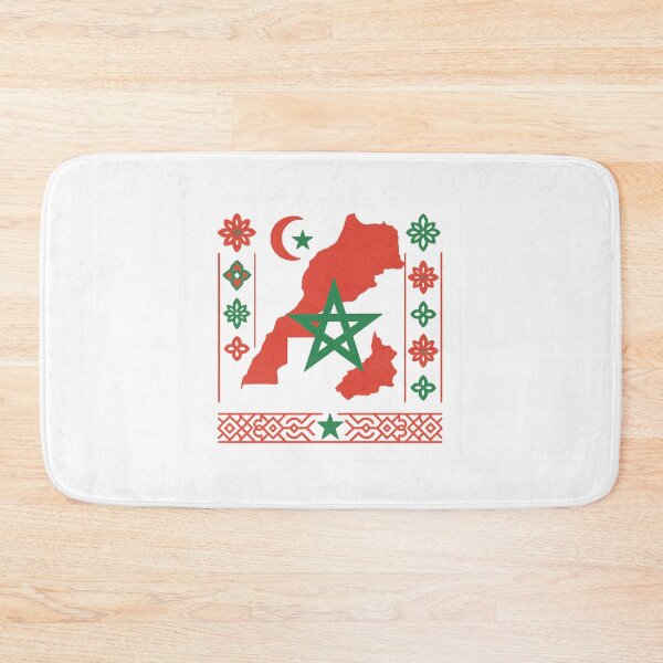 Item preview, Moroccan Pride - Map and Traditional Patterns designed and sold by FAONIM.