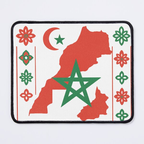 Item preview, Moroccan Pride - Map and Traditional Patterns designed and sold by FAONIM.