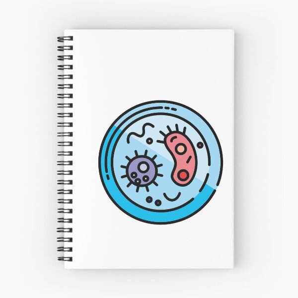 Item preview, Cartoon Bacteria Art – Microbiology Petri Dish designed and sold by sydney06.