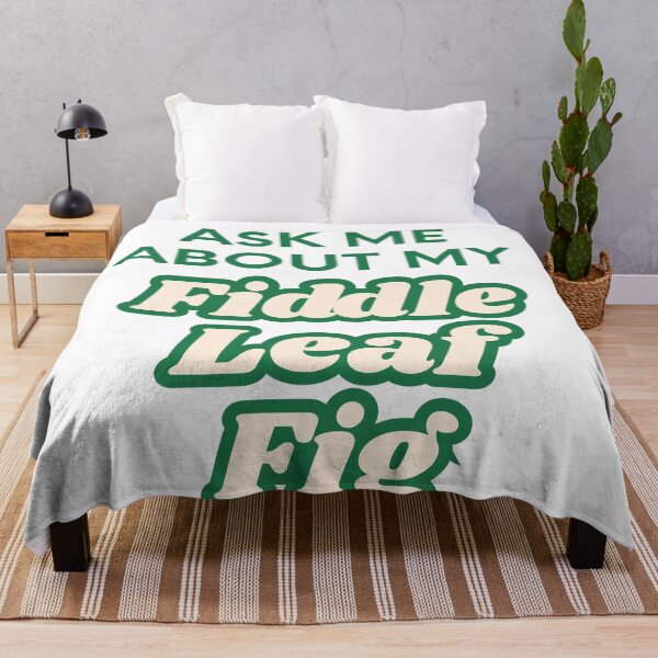 Item preview, Ask Me About My Fiddle Leaf Fig Plant designed and sold by Scrappy Gardeners.