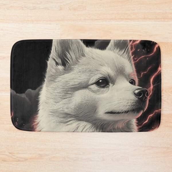 Item preview, Portrait Animal Space Dog Adventurer Electric Storm Courageous StareThrough Galactic Void designed and sold by Abarrancare.