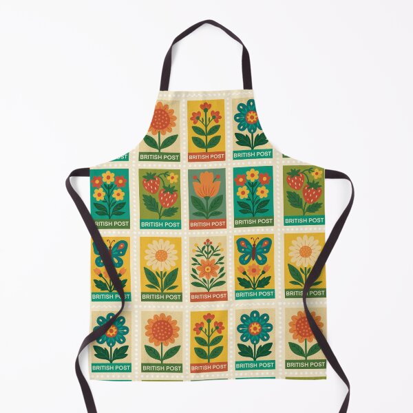 Item preview, Folk floral stamps designed and sold by JennyPrintsUK.