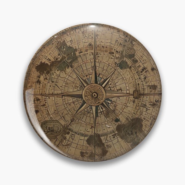 Item preview, Cosmic Compass World Map designed and sold by VA Design.