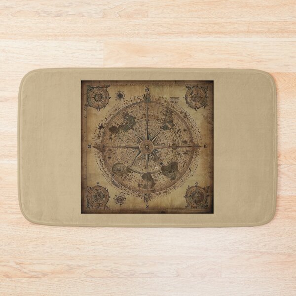 Item preview, Cosmic Compass World Map designed and sold by VA Design.