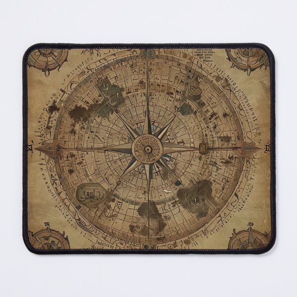 Item preview, Cosmic Compass World Map designed and sold by VA Design.