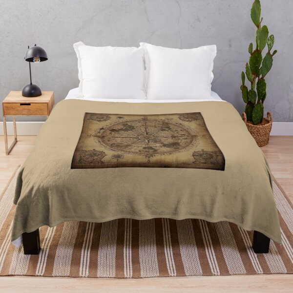 Item preview, Cosmic Compass World Map designed and sold by VA Design.