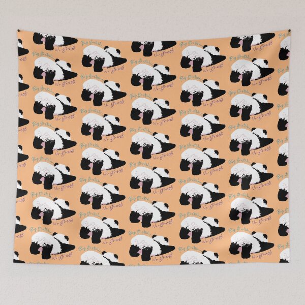 Item preview, Cute Stretching Panda Illustration – Funny Relaxing Animal Art designed and sold by Pandositive.