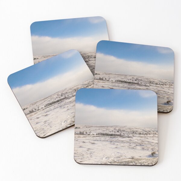 Item preview, Winter on the Yorkshire Moors – Snowy Landscape View designed and sold by bailey-cooper.