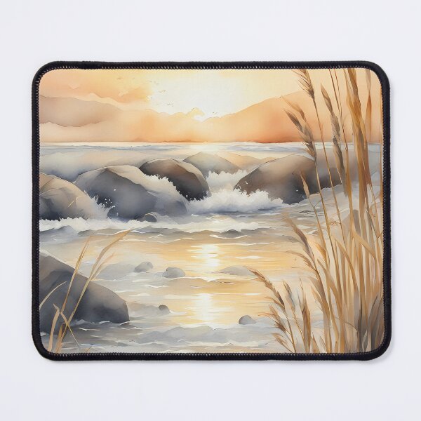 Item preview, Ambient Sunrise over Lakeshore designed and sold by CalmnessbyChoice.