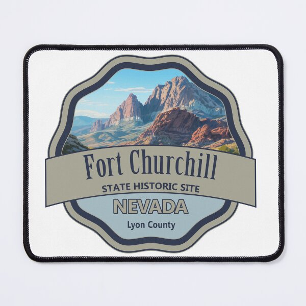 Item preview, Fort Churchill State Historic Park, Lyon County, Nevada designed and sold by Wanderful-roads.