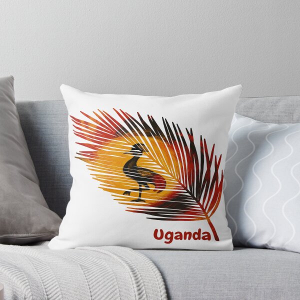Item preview, Abstract Flag of Uganda – Feather Design designed and sold by ArteJorge48.