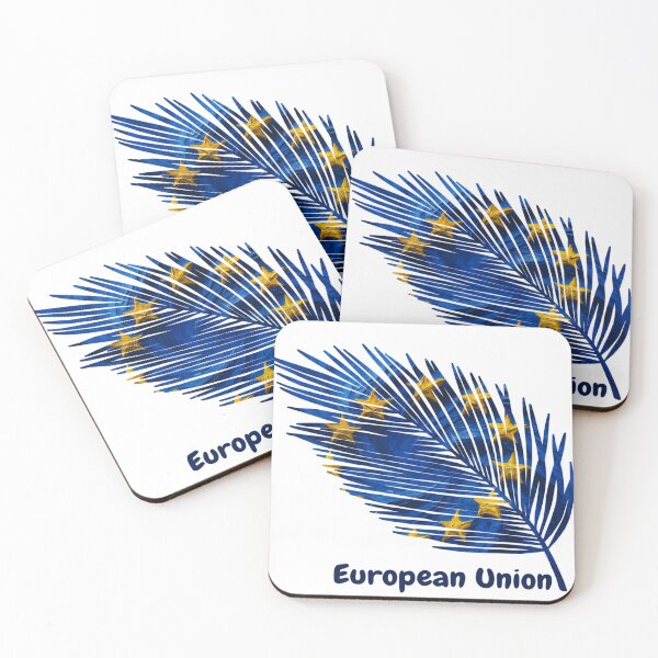 Item preview, Abstract Flag of the European Union – Feather Design designed and sold by ArteJorge48.