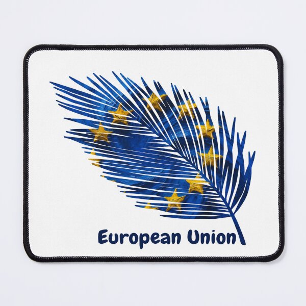 Item preview, Abstract Flag of the European Union – Feather Design designed and sold by ArteJorge48.