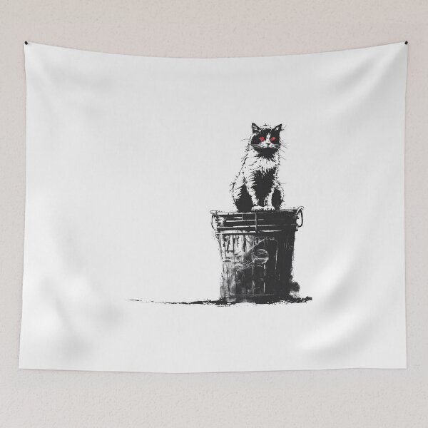 Item preview, Banksy Alley Cat Sentinel designed and sold by hamishby.