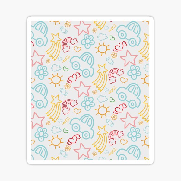 Item preview, Draw, Color, Create kids patterns designed and sold by OB-Store.