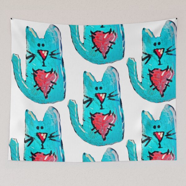 Item preview, Blue cat designed and sold by Lauracolleen3.