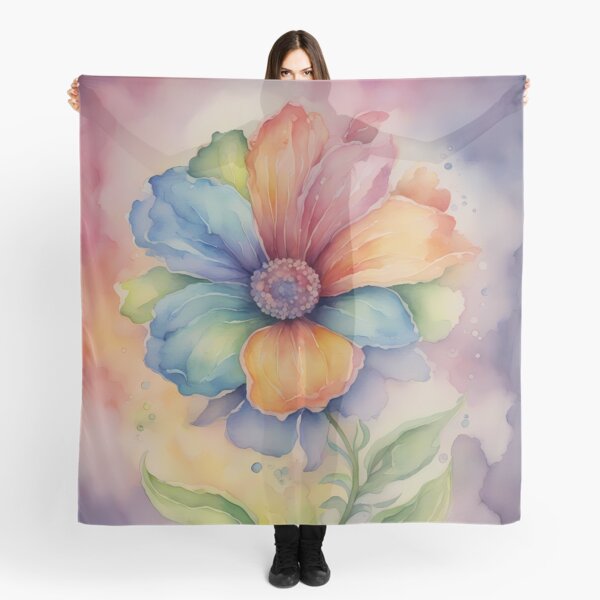 Item preview, Colorful Rainbow Flower designed and sold by BookCovered.
