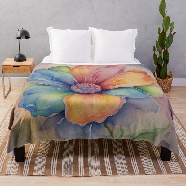 Item preview, Colorful Rainbow Flower designed and sold by CalmnessbyChoice.