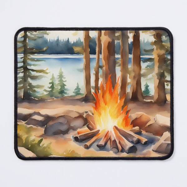 Item preview, Intense Campfire by the Lake designed and sold by CalmnessbyChoice.